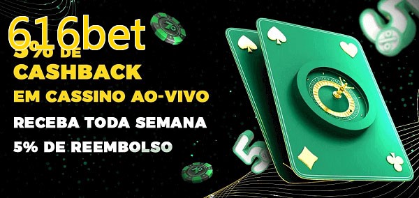 Promoções do cassino ao Vivo 616bet